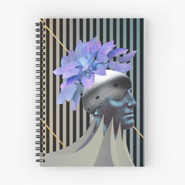 Item preview, The Bushy Head / Blue designed and sold by Petra Rosa.