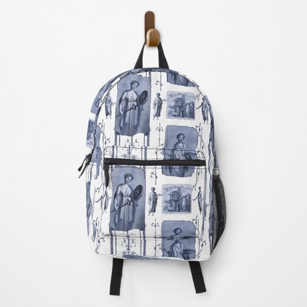 Item preview, NeoClassical Toile de Jouy Blue and White designed and sold by AntiqueImages.
