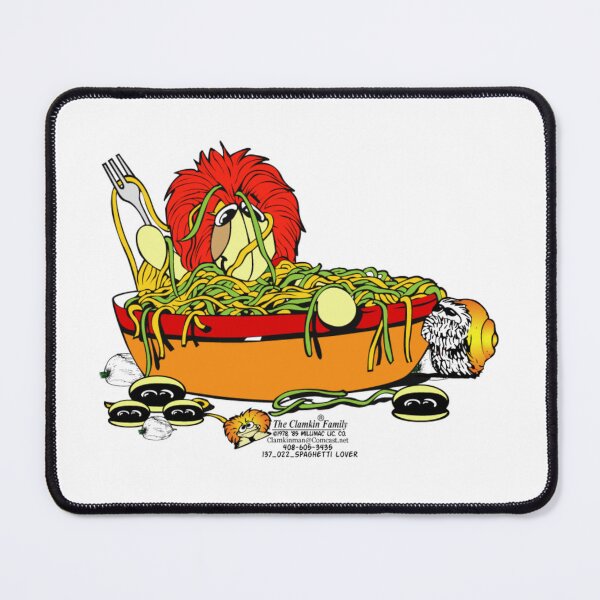 Item preview, Spaghetti Lover - Clamkin Cartoon featuring Nestor and Escargo - I love Garlic and Olive oil  designed and sold by Bruce Ingrassia.