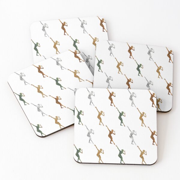 Item preview, JAZZ - DANCER SILHOUETTE - ANIMAL PRINTS - STICKER PACK designed and sold by KoolDsignsDANCE.