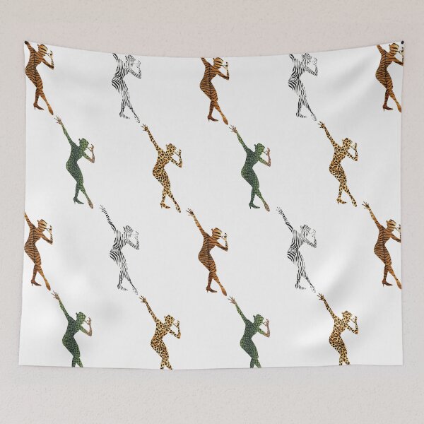 Item preview, JAZZ - DANCER SILHOUETTE - ANIMAL PRINTS - STICKER PACK designed and sold by KoolDsignsDANCE.