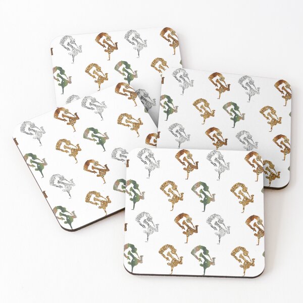 Item preview, BREAKDANCE - DANCING COUPLE SILHOUETTE - ANIMAL PRINTS - STICKER PACK designed and sold by KoolDsignsDANCE.