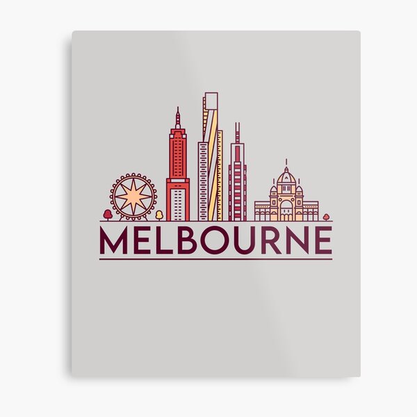 Item preview, Melbourne cityscape designed and sold by chrlalexandru.