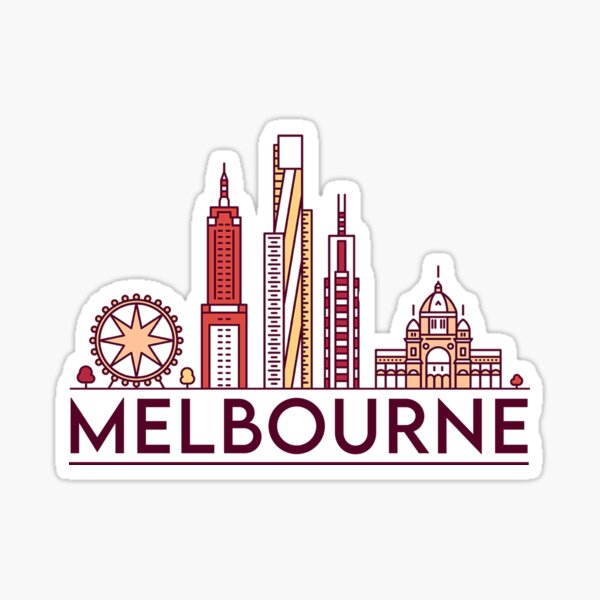Item preview, Melbourne cityscape designed and sold by chrlalexandru.