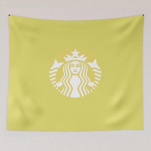 Item preview, Yellow Coffee Girl Mermaid Logo designed and sold by Adrianach1.