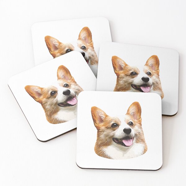 Item preview, Pembroke Welsh Corgi Puppy Dog Head designed and sold by FrenchsTuck.