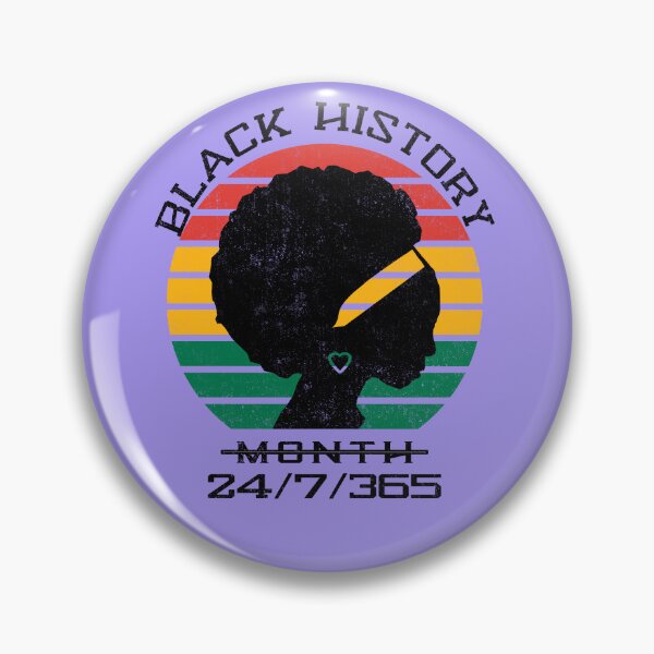 Item preview, Black History 24/7/365, Kente Retro Sunset Afro designed and sold by Art2Me.