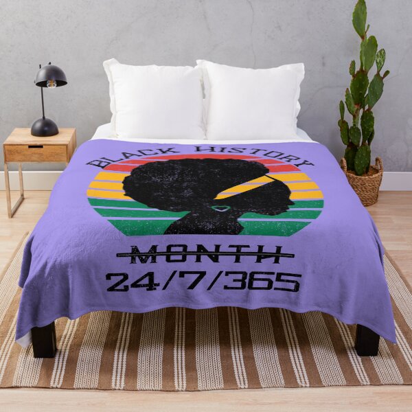 Item preview, Black History 24/7/365, Kente Retro Sunset Afro designed and sold by Art2Me.