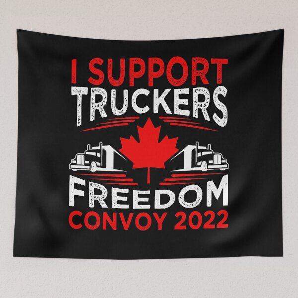 Item preview, I Support Truckers Freedom Convoy 2022 designed and sold by TonieHayes.