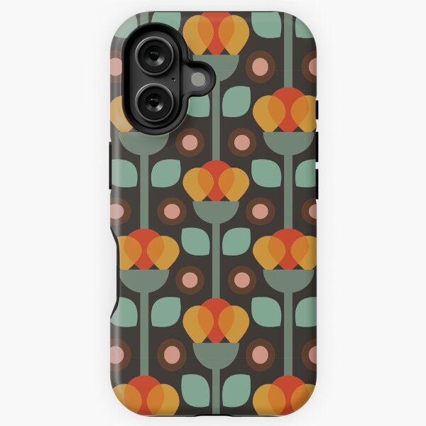 Aperçu de l'œuvre Fleurs abstraites rétro vintage des années 60 créée et vendue par AfropunkDesigns.