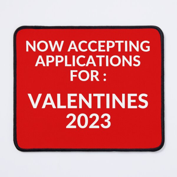 Artikelvorschau, Annahme der Bewerbung für Valentines Black 003 entworfen und verkauft von unclejab.