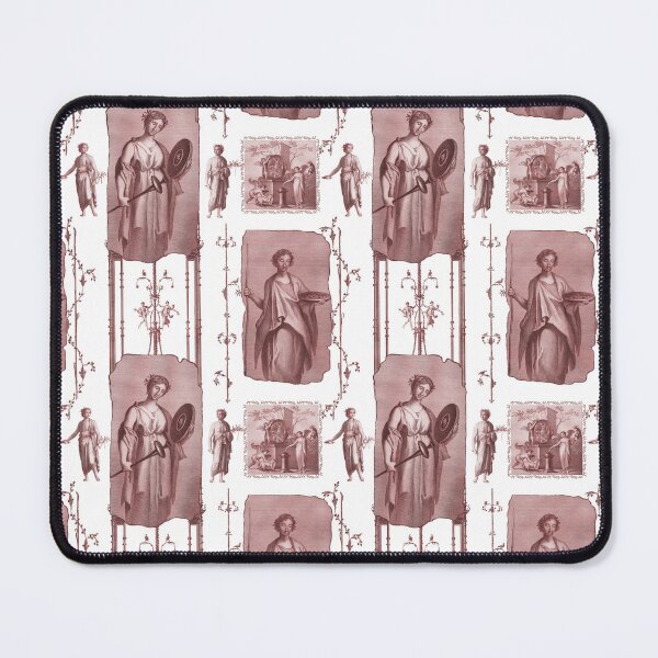 Item preview, Classic Toile de Jouy Red and White designed and sold by AntiqueImages.