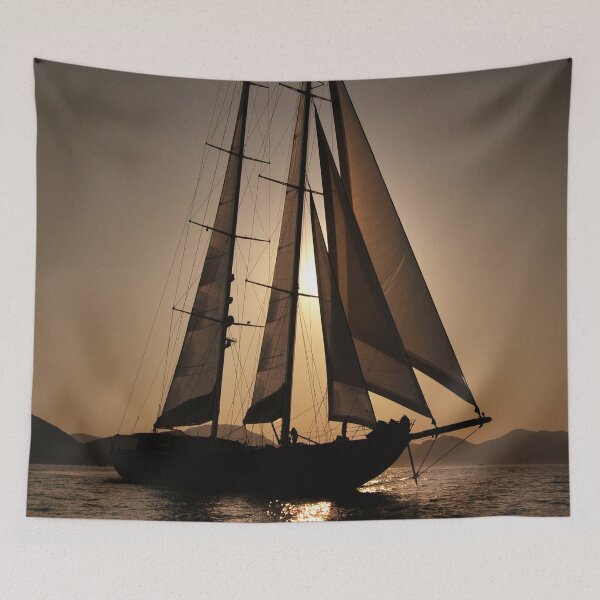 Item preview, sailboat sailing designed and sold by laikaincosmos.