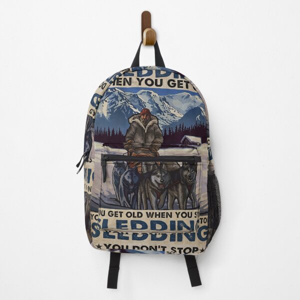 Item preview, Old Man Dog You don't stop sledding when you get old you get old when you stop sledding designed and sold by TeganCrafford.