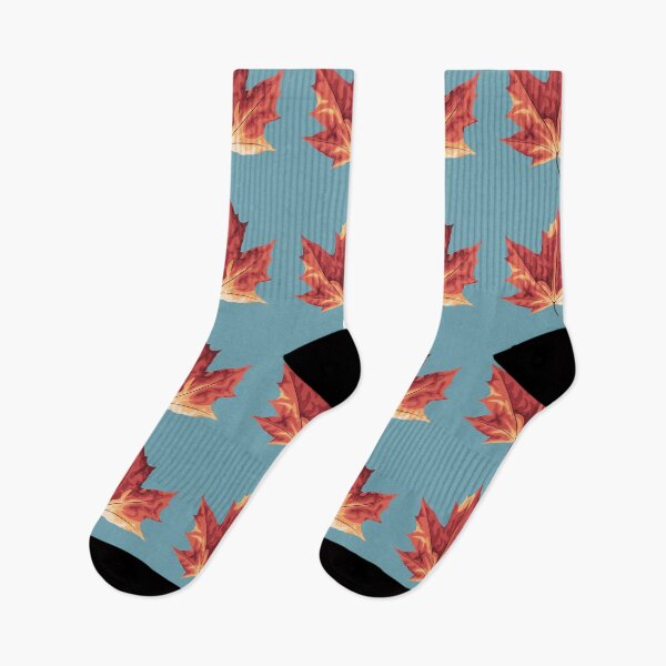 Item preview, Fiery Maple Leaf Vector Design designed and sold by Inkhall-Shop.