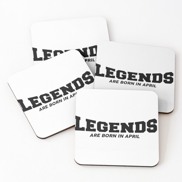 Item preview, LEGENDS ARE BORN IN APRIL designed and sold by DesignDS.