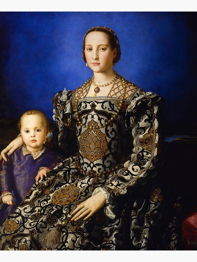 Portrait of Eleanor of Toledo by Bronzino by TheSoulOfArt