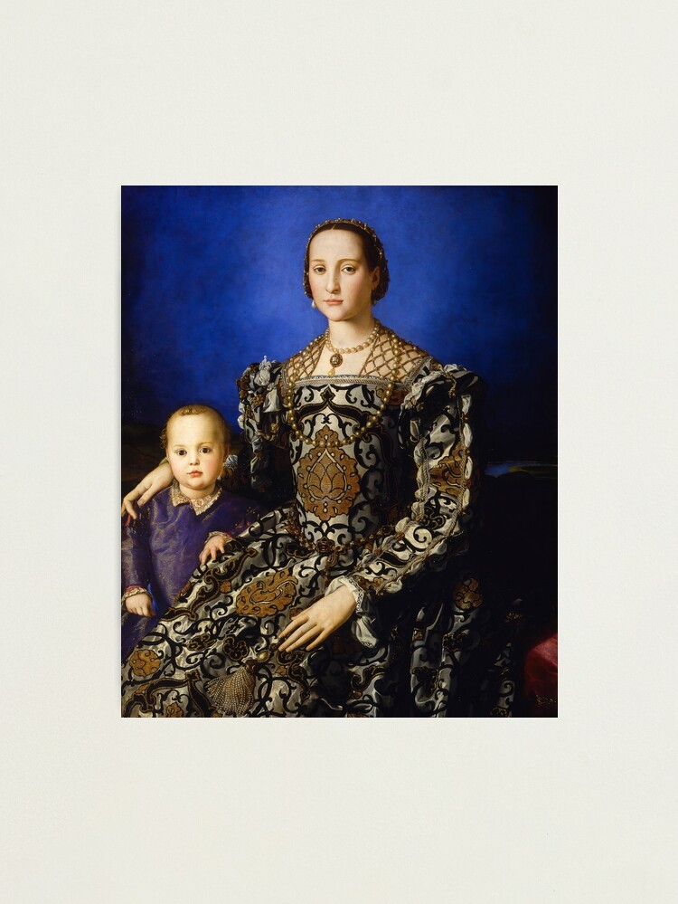 Alternate view of Portrait of Eleanor of Toledo by Bronzino Photographic Print