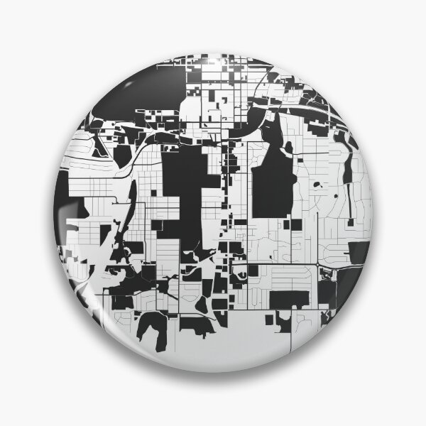Item preview, Tallahassee city Black white Map Art Florida USA designed and sold by EpicMaps.