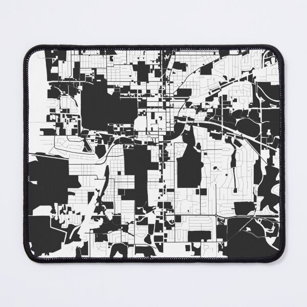 Item preview, Tallahassee city Black white Map Art Florida USA designed and sold by EpicMaps.