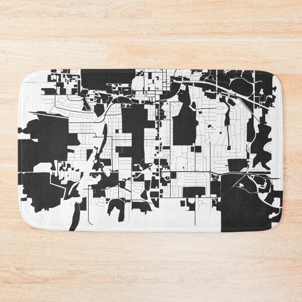 Item preview, Tallahassee city Black white Map Art Florida USA designed and sold by EpicMaps.