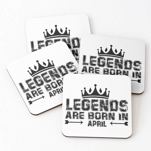 Item preview, LEGENDS ARE BORN IN APRIL designed and sold by DesignDS.