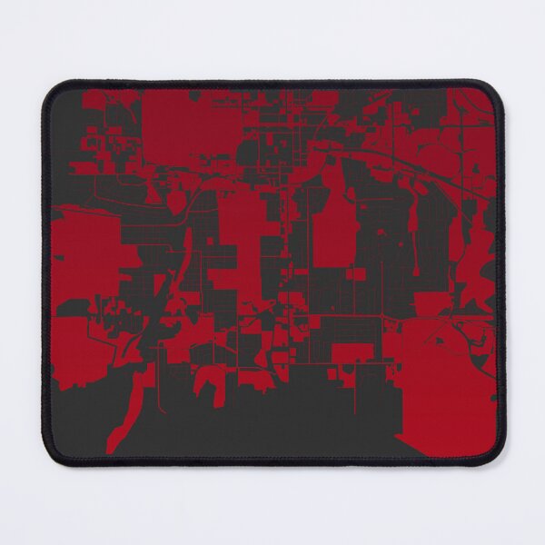 Item preview, Tallahassee red wine color Map Art Florida USA designed and sold by EpicMaps.