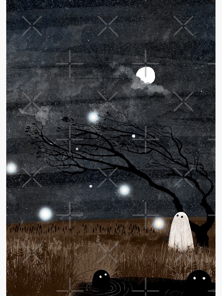 Thumbnail 2 of 2, Postcard, Walter and the willow wisps designed and sold by katherineblower.