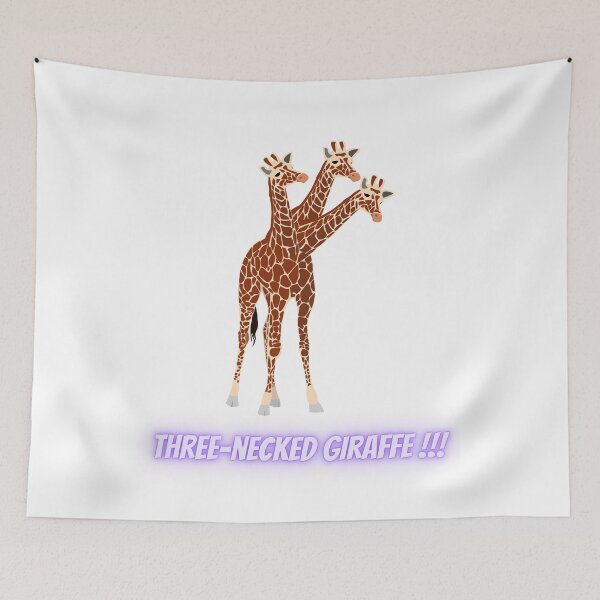 Item preview, Three-necked giraffe  designed and sold by CosmicStory.