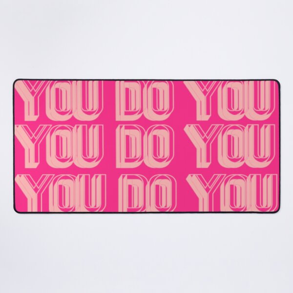 Item preview, "You Do You" | Typography Hot Pink Millennial Vibes designed and sold by BossyCatHome.