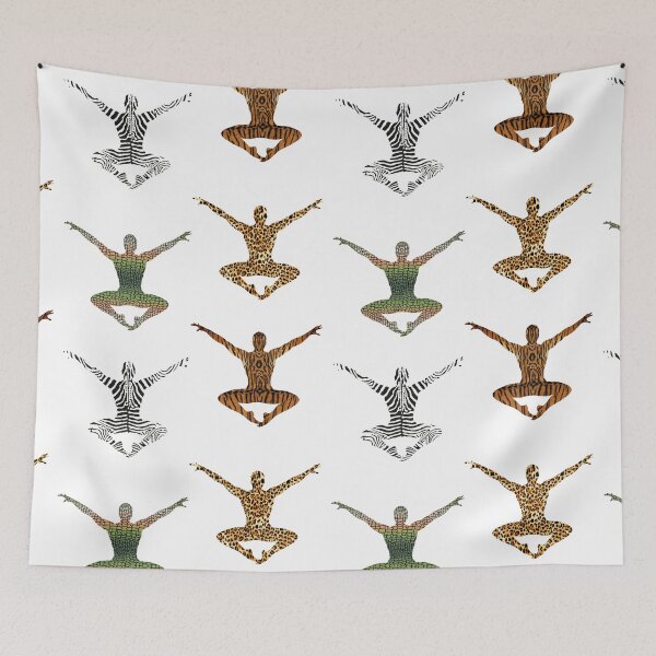 Item preview, CONTEMPORARY BALLET - MALE DANCER SILHOUETTES - ANIMAL PRINTS - STICKER PACK designed and sold by KoolDsignsDANCE.