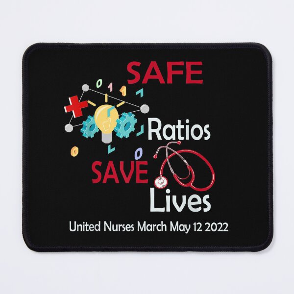 Item preview, Safe Ratios Save Lives United Nurses March May 2022 designed and sold by DusyaIlyinishna.