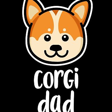 Artwork thumbnail, Corgi Dad Kawaii Dog Owner by brandoseven