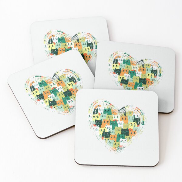 Item preview, Love colorful cats designed and sold by makart2.