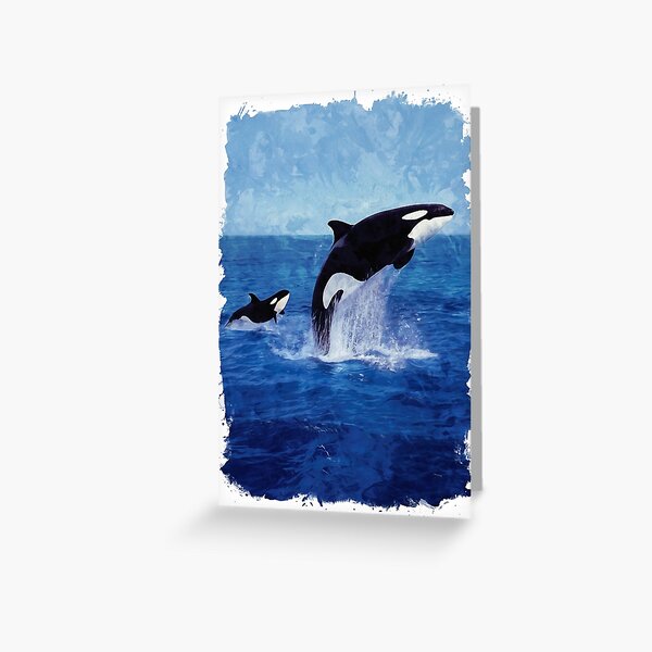 Item preview, Orca Painting, Watercolor Painting, Whale Painting designed and sold by Mugiwara107.
