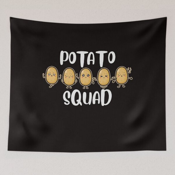 Item preview, unny Potato Squad Cool Vegetarian vintage and retro designed and sold by َART LOVERS ★★★★★.