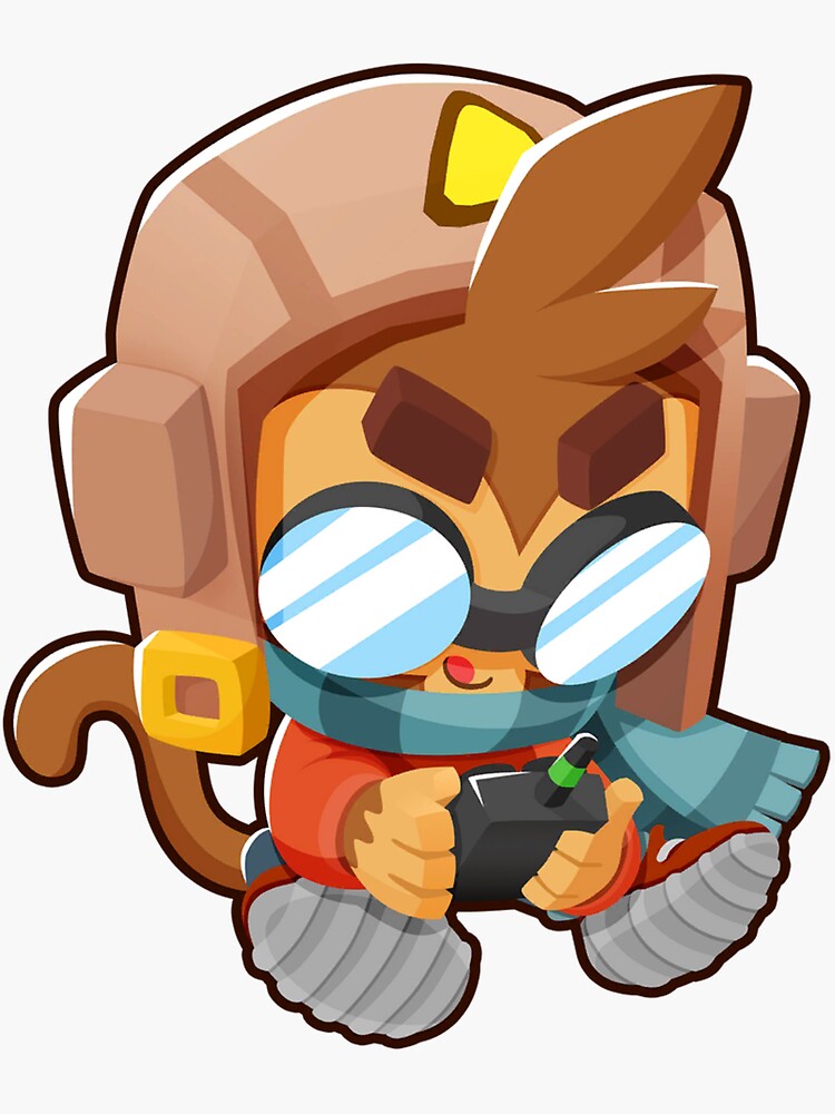 Dart Monkey Td 6 Btd6 Sticker By Drowko1 Redbubble