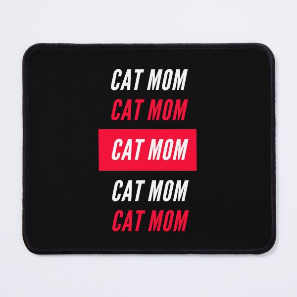 Item preview, Cat Mom Red and White designed and sold by Catspeople.