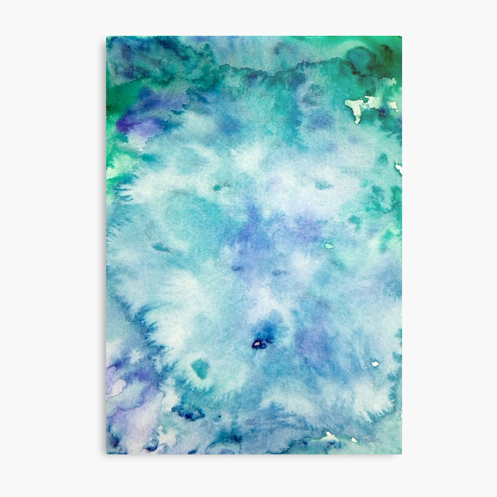 Blue Watercolor Paint Drips Spiral Notebook for Sale by Sara Fideler
