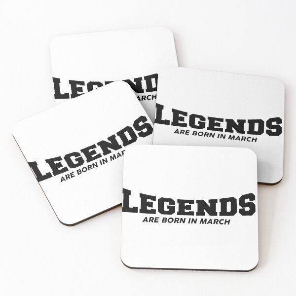 Item preview, Legends are born in March birthday designed and sold by DesignDS.