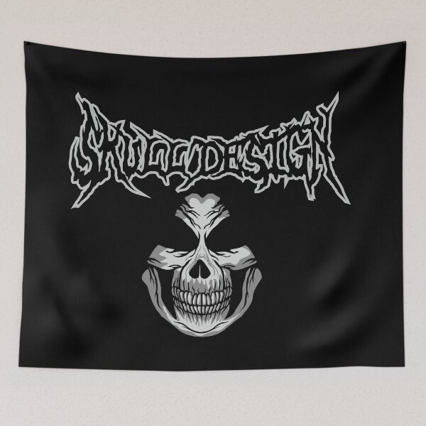Item preview,  grunge skull coat of arms designed and sold by amid999.