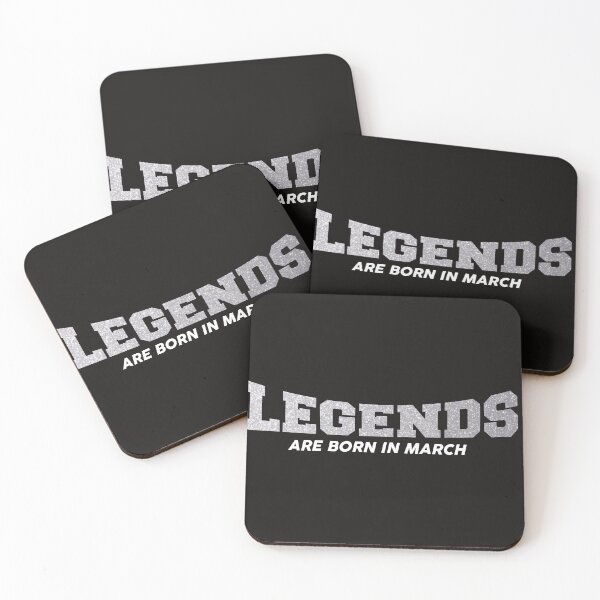 Item preview, Legends are born in March birthday designed and sold by DesignDS.