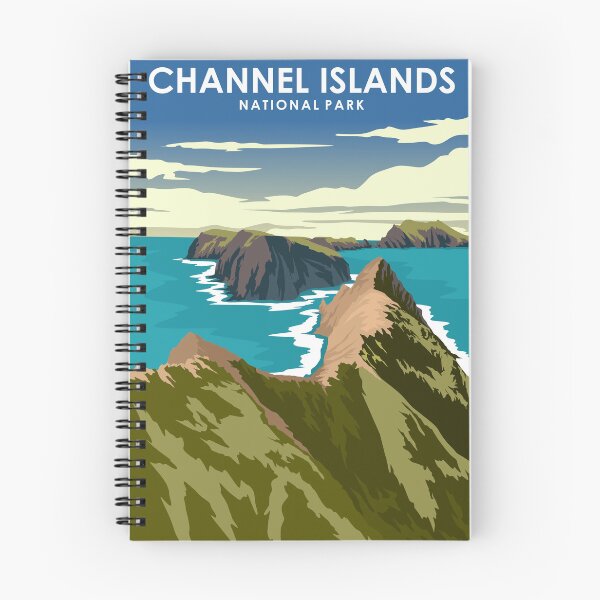 Item preview, Channel Islands National Park Vintage Minimal Retro Travel Poster designed and sold by Stadify.