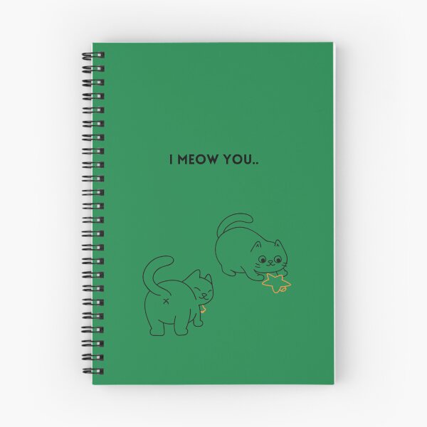 Item preview, Green Design for Cats Lovers I Meow You  designed and sold by UrFavB.