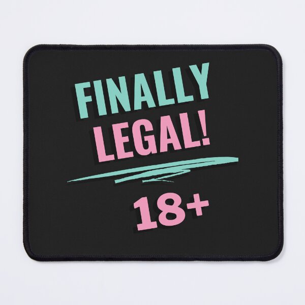 Item preview, Finally Legal 18 plus Happy Birthday designed and sold by Nepaz-Designs.