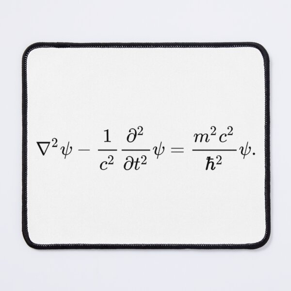 Item preview, klein Gordon wave equation, relativistic quantum physics designed and sold by NoetherSym.