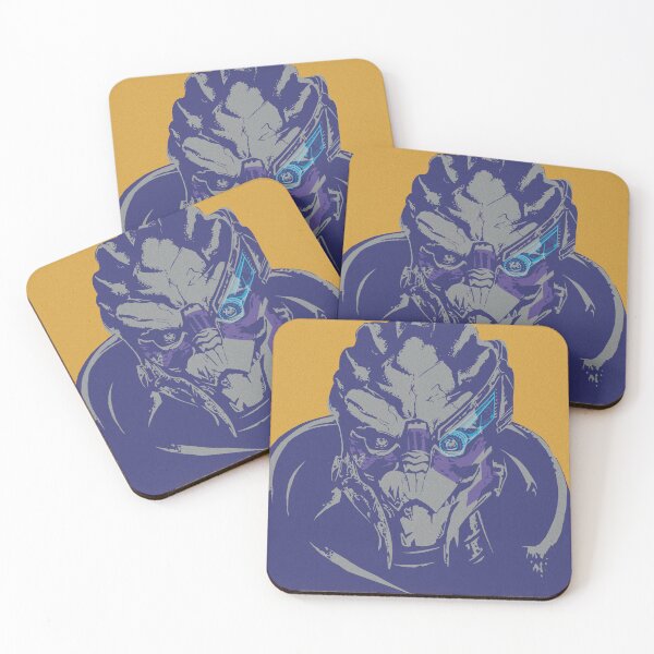 Item preview, Garrus Vakarian from Mass Effect pop art inspired portrait designed and sold by picapicaDesign.