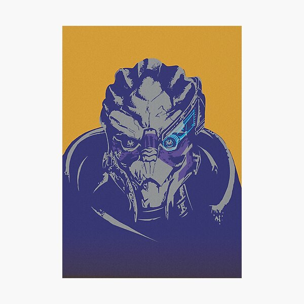 Item preview, Garrus Vakarian from Mass Effect pop art inspired portrait designed and sold by picapicaDesign.