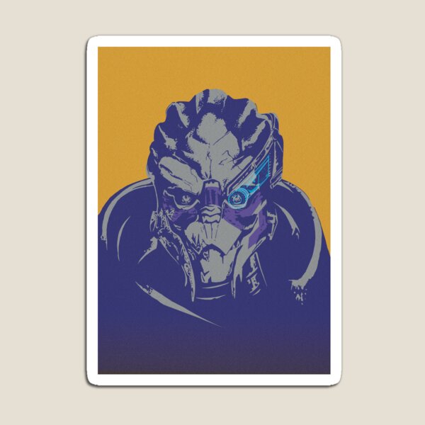 Item preview, Garrus Vakarian from Mass Effect pop art inspired portrait designed and sold by picapicaDesign.