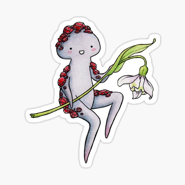 Garnet & Snowdrops Sticker